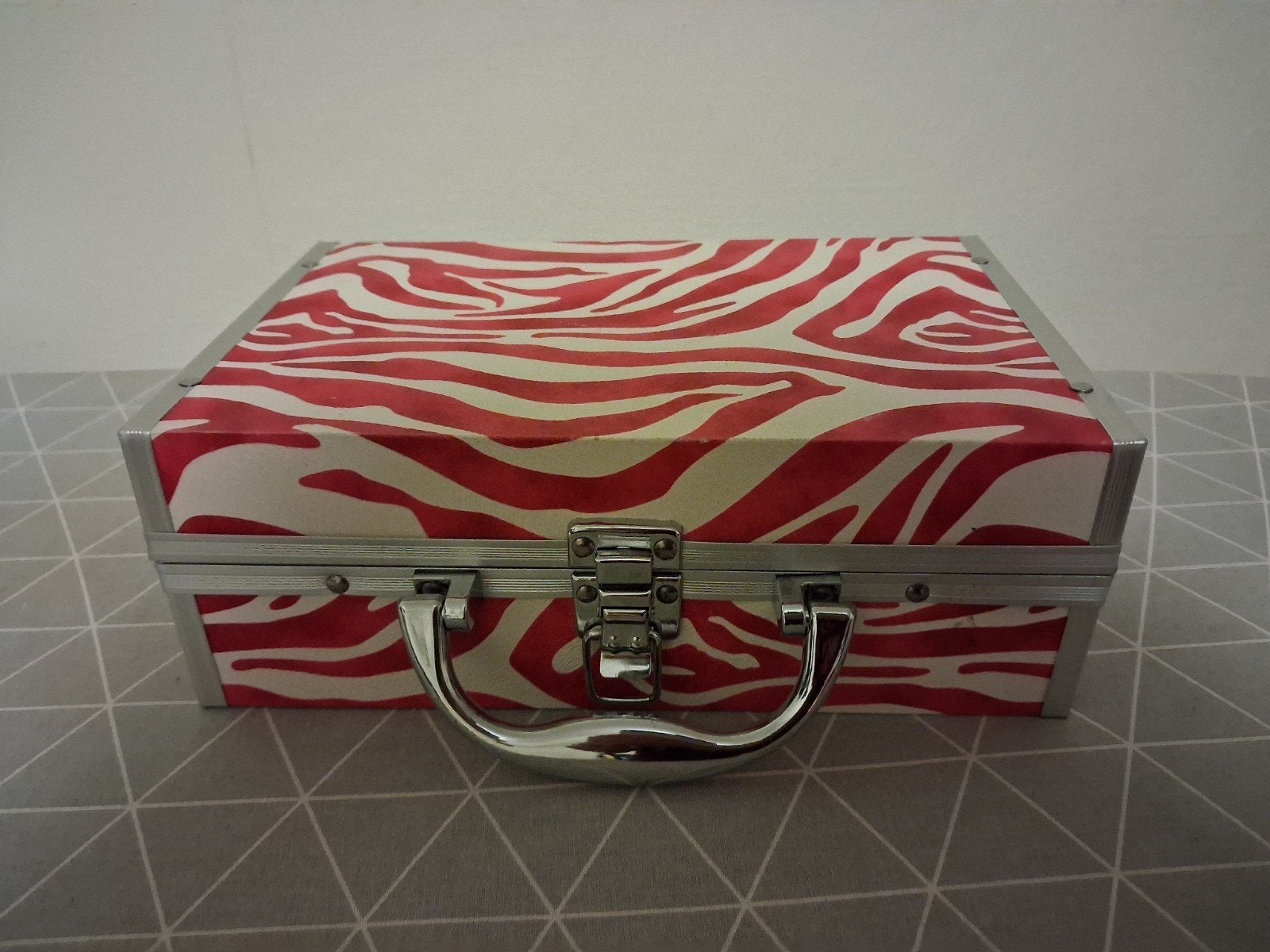 Als nieuwe sieraden/make-up doos met spiegel, Ophalen of Verzenden, Hardcase, Rood, Zo goed als nieuw
