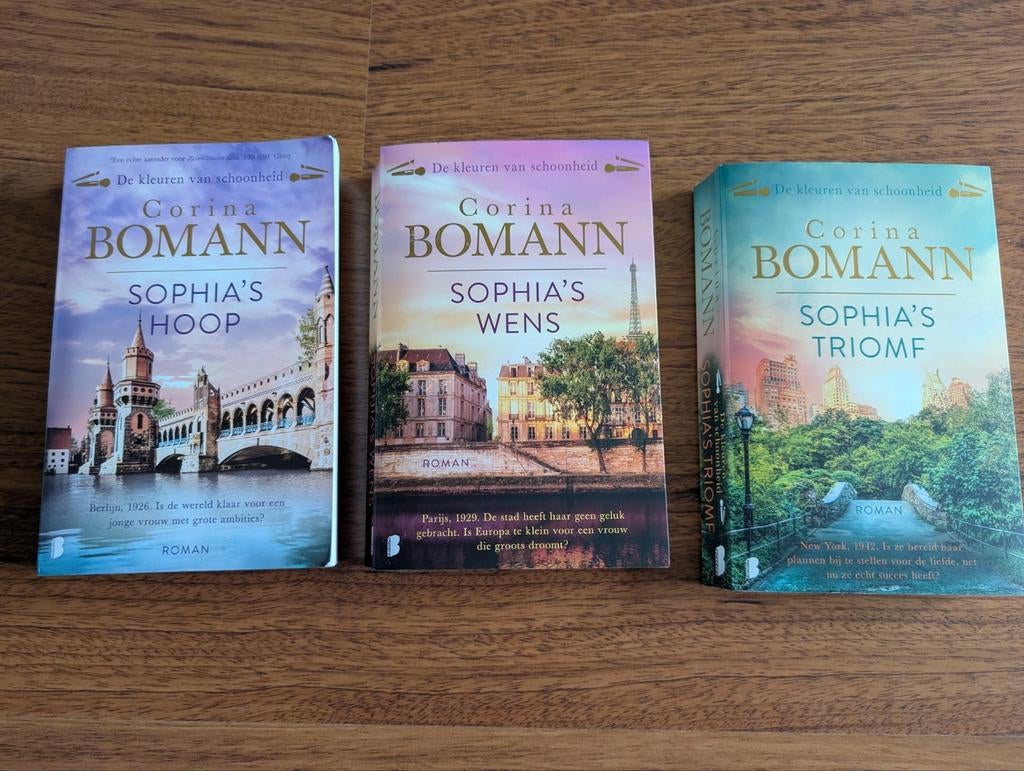 Corina Bomann - De kleuren van schoonheid (3 boeken), Boeken, Romans, Ophalen of Verzenden, Zo goed als nieuw, Corina Bomann