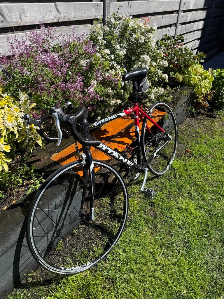 Gitane mach 300 racefiets - Zwart/Rood, Gebruikt, Fietsen en Brommers, Fietsen | Racefietsen, Gebruikt, Aluminium, Meer dan 20 versnellingen