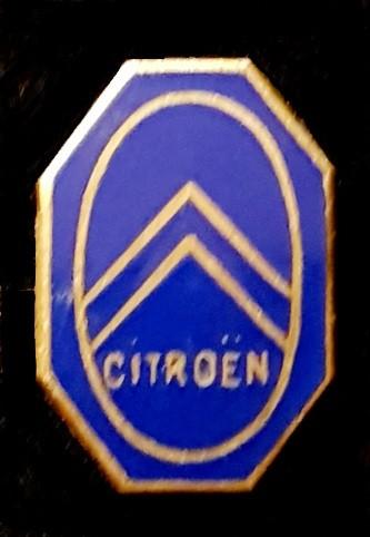 Citroën speld- paarsblauw emaille, Ophalen of Verzenden, Nieuw, Transport, Speldje of Pin