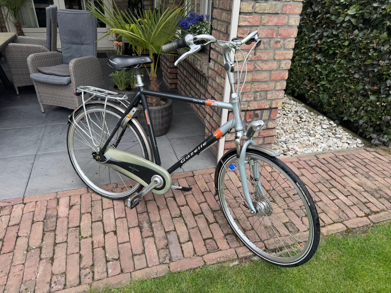 Degelijke Gazelle Davos herenfiets 62 cm, Fietsen en Brommers, Fietsen | Heren | Herenfietsen, Ophalen