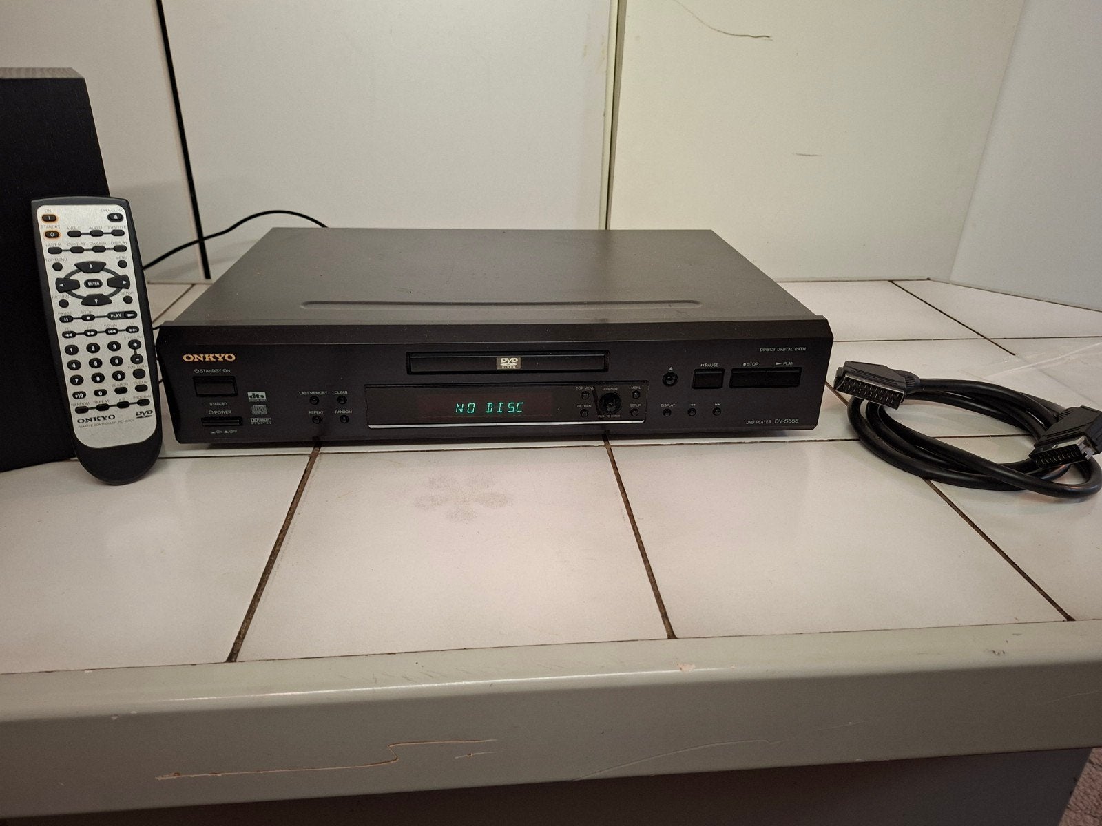Te koop: Onkyo DV-S555 DVD-speler – met afstandsbediening, Ophalen, Overige merken