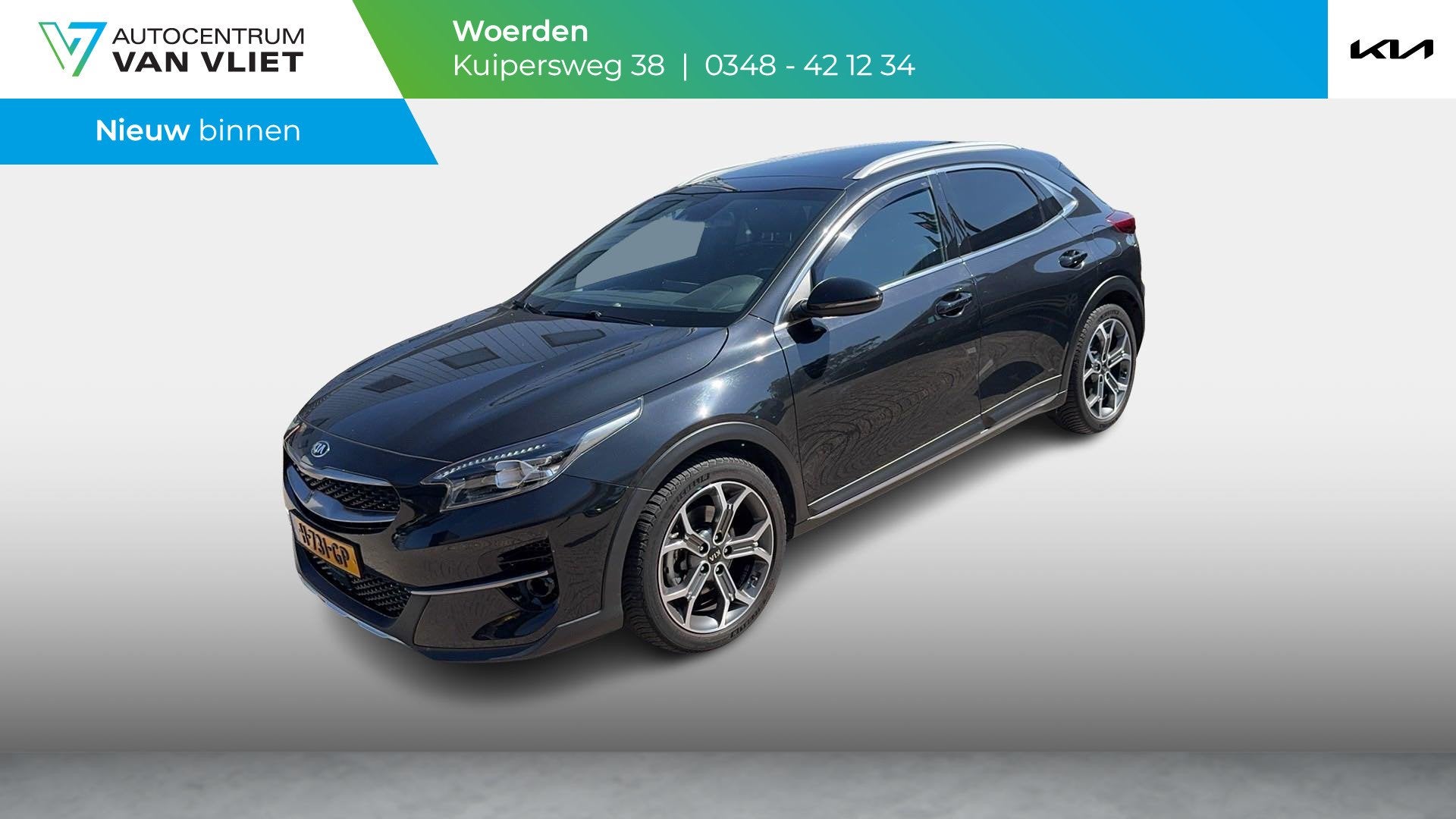 Kia XCeed 1.4 T-GDi Design Edition | Org NL | Trekhaak | Sch, Auto's, Euro 6, Leder en Stof, Zwart, Origineel Nederlands