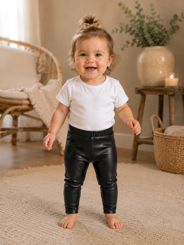 Legging chicaprie zwart nepleer maat 80 NIEUW, Kinderen en Baby's, SO, Broekje, Meisje, Nieuw