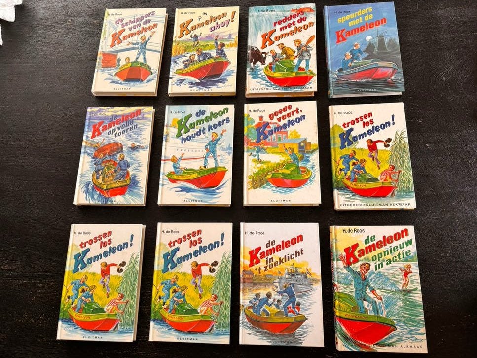 Grote verzameling Kameleon boeken., Boeken, Ophalen, Gelezen