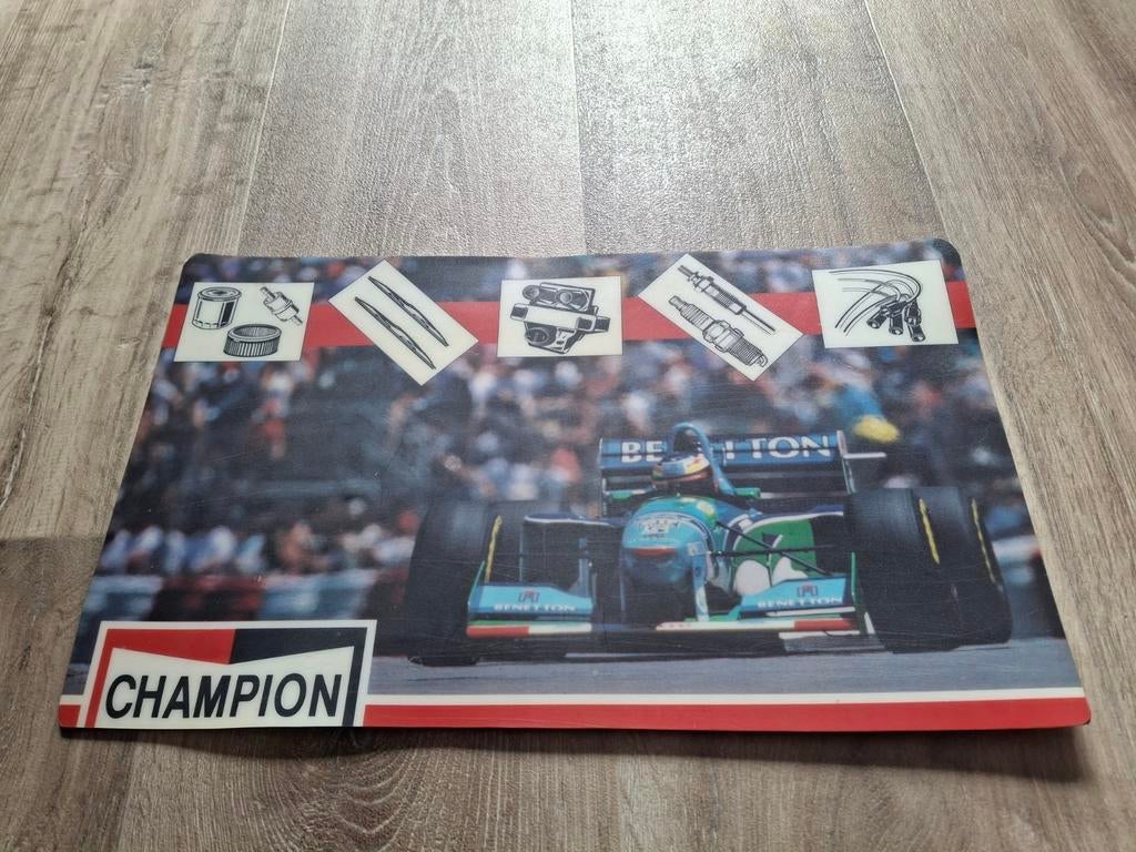 Michael Schumacher Benetton B194 1994 placemat, Ophalen of Verzenden, Gebruikt, Formule 1