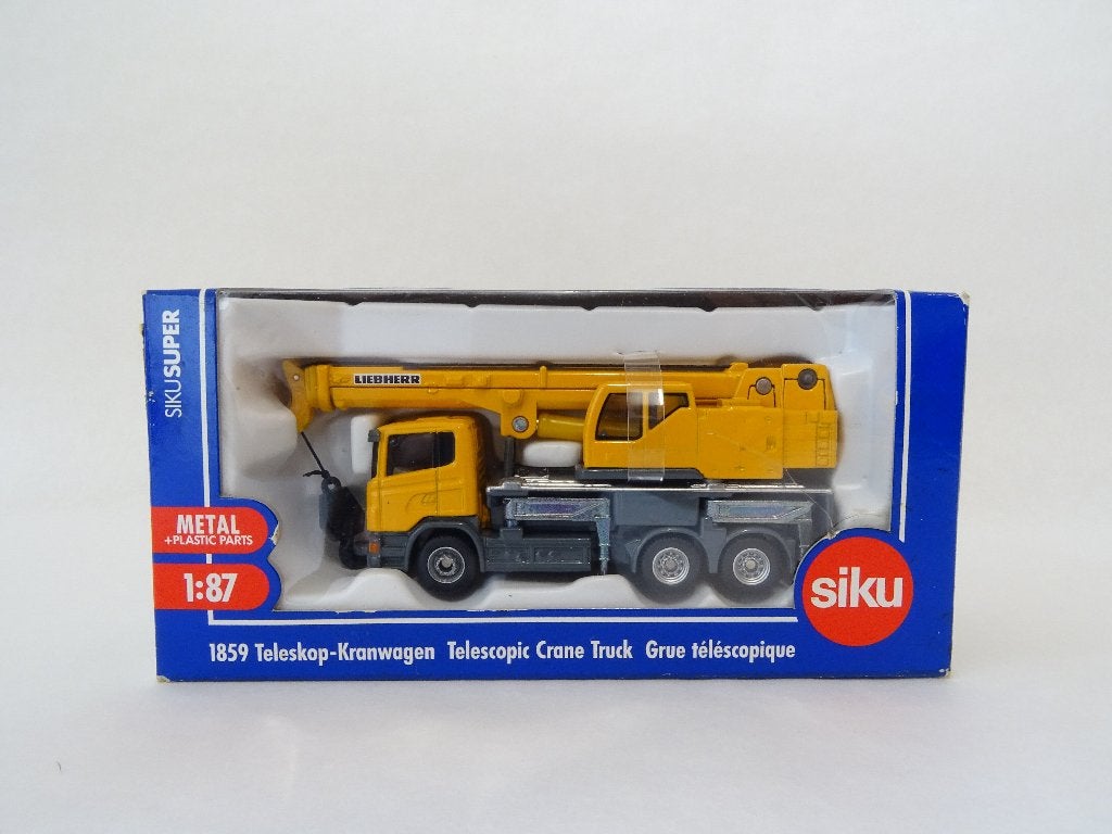 Siku 1859 Telescoop Kraanwagen Liebherr 1/87, Ophalen of Verzenden, Zo goed als nieuw, Bus of Vrachtwagen, SIKU