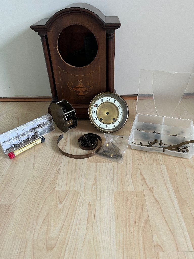 Oude tafelklok voor de hobbyist, Antiek en Kunst, Ophalen of Verzenden