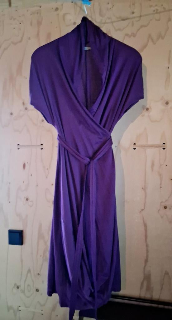 Cora Kemperman jurk in maat L. In cyclaam paarse kleur. ZGST, Kleding | Dames, Paars, Maat 42/44 (L), Ophalen of Verzenden, Onder de knie