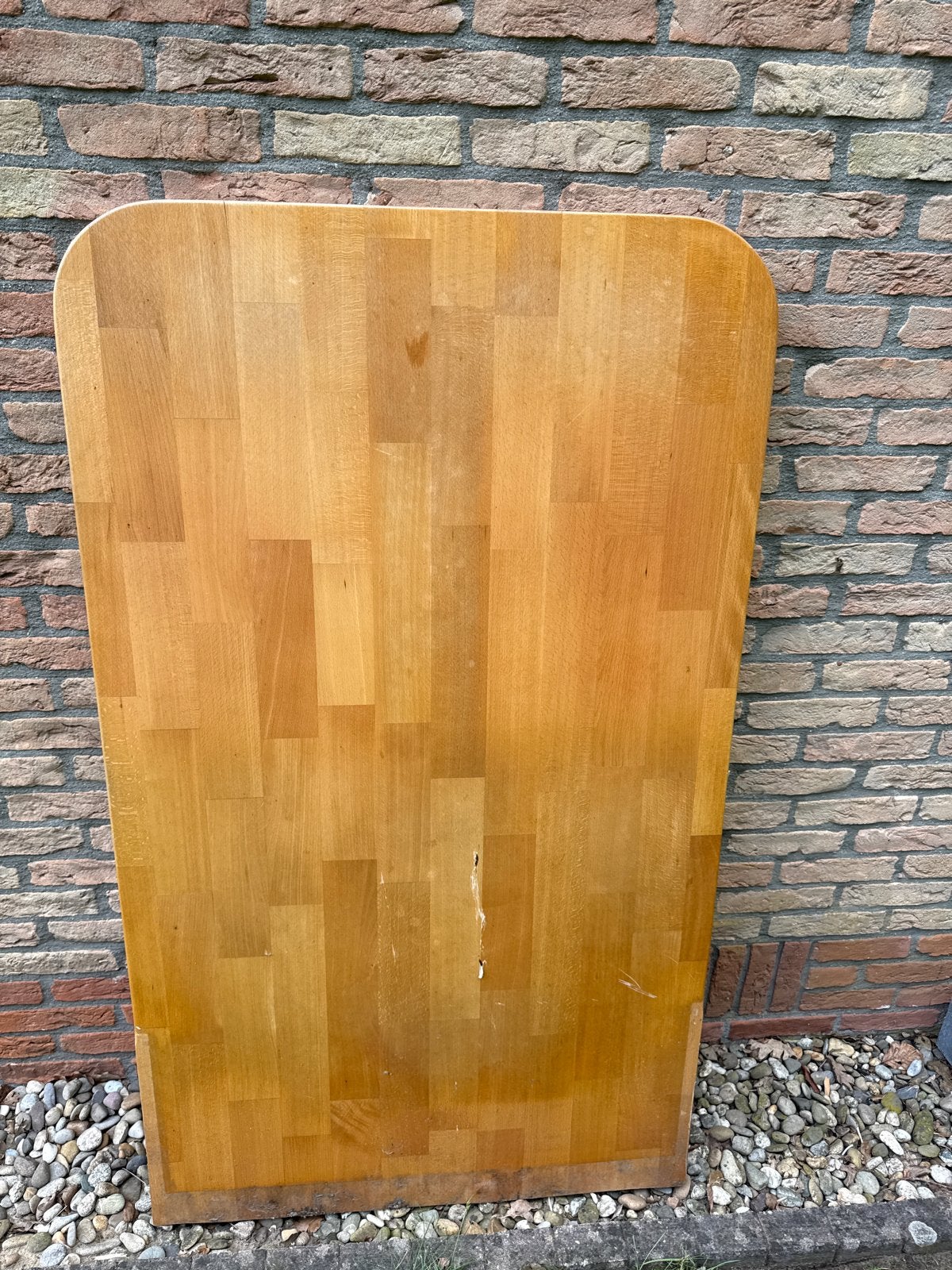 Houten aanrechtblad 140x40-50 cm, Overige typen, Ophalen, Gebruikt, Hout