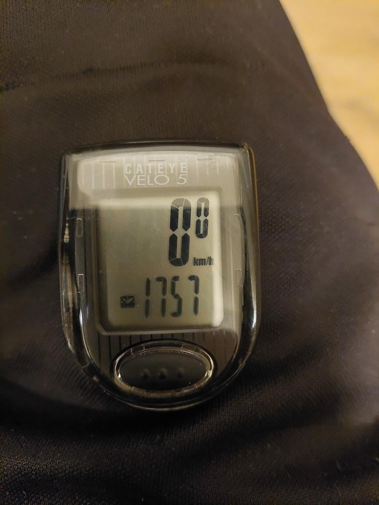 Cateye Velo 5 model VL510 fietscomputer, Ophalen of Verzenden, Zo goed als nieuw