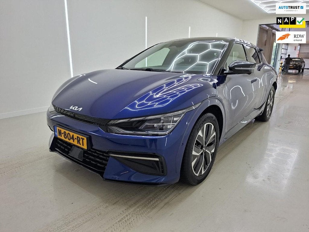 Kia EV6 GT-Line 77.4 kWh|SOH 100%|Pano|Cam|, Auto's, Kia, Automaat, 228 pk, Achterwielaandrijving, Gebruikt