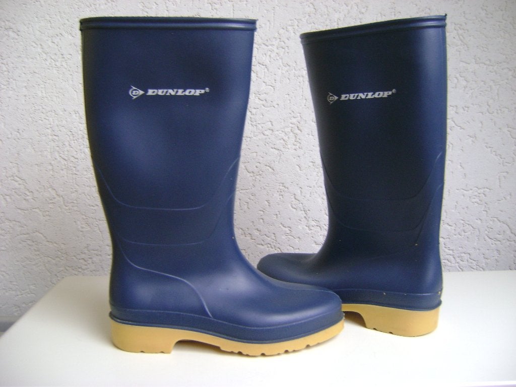 blauwe tuinlaarzen van dunlop maat 36 met dikke zool, Ophalen of Verzenden, Zo goed als nieuw, Laarzen, Dunlop