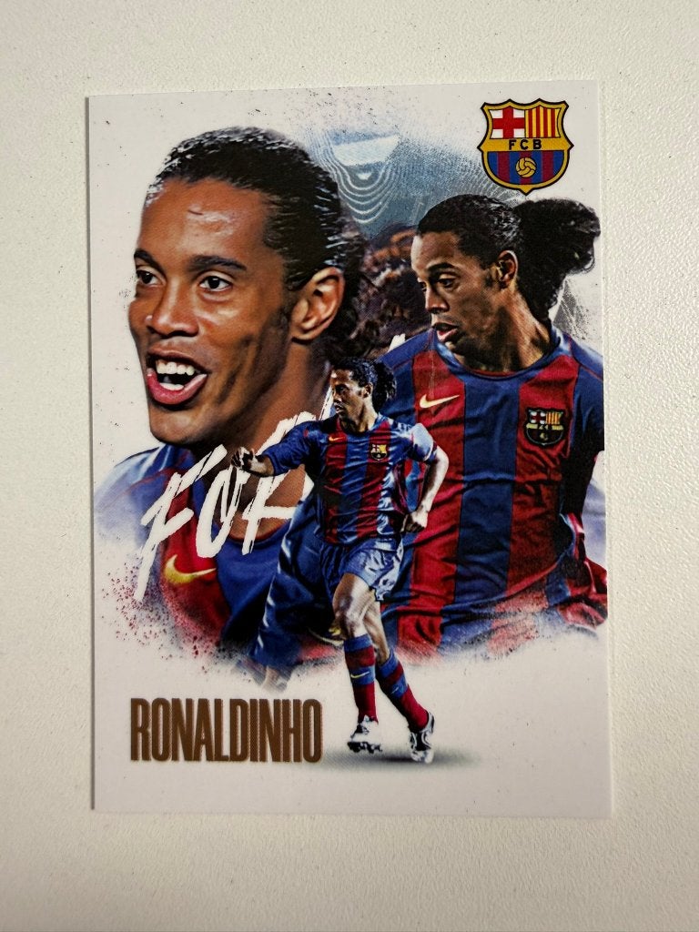 Ronaldinho Futera FX Barcelona 2026, Ophalen of Verzenden, Nieuw, Buitenlandse clubs, Poster, Plaatje of Sticker