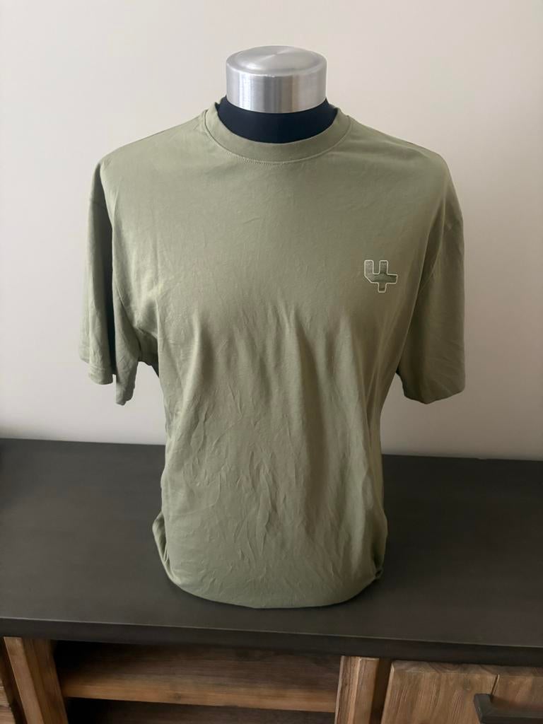 Groen Four T-shirt - Maat M, Kleding | Heren, T-shirts, Ophalen, Gedragen, Maat 48/50 (M), Groen