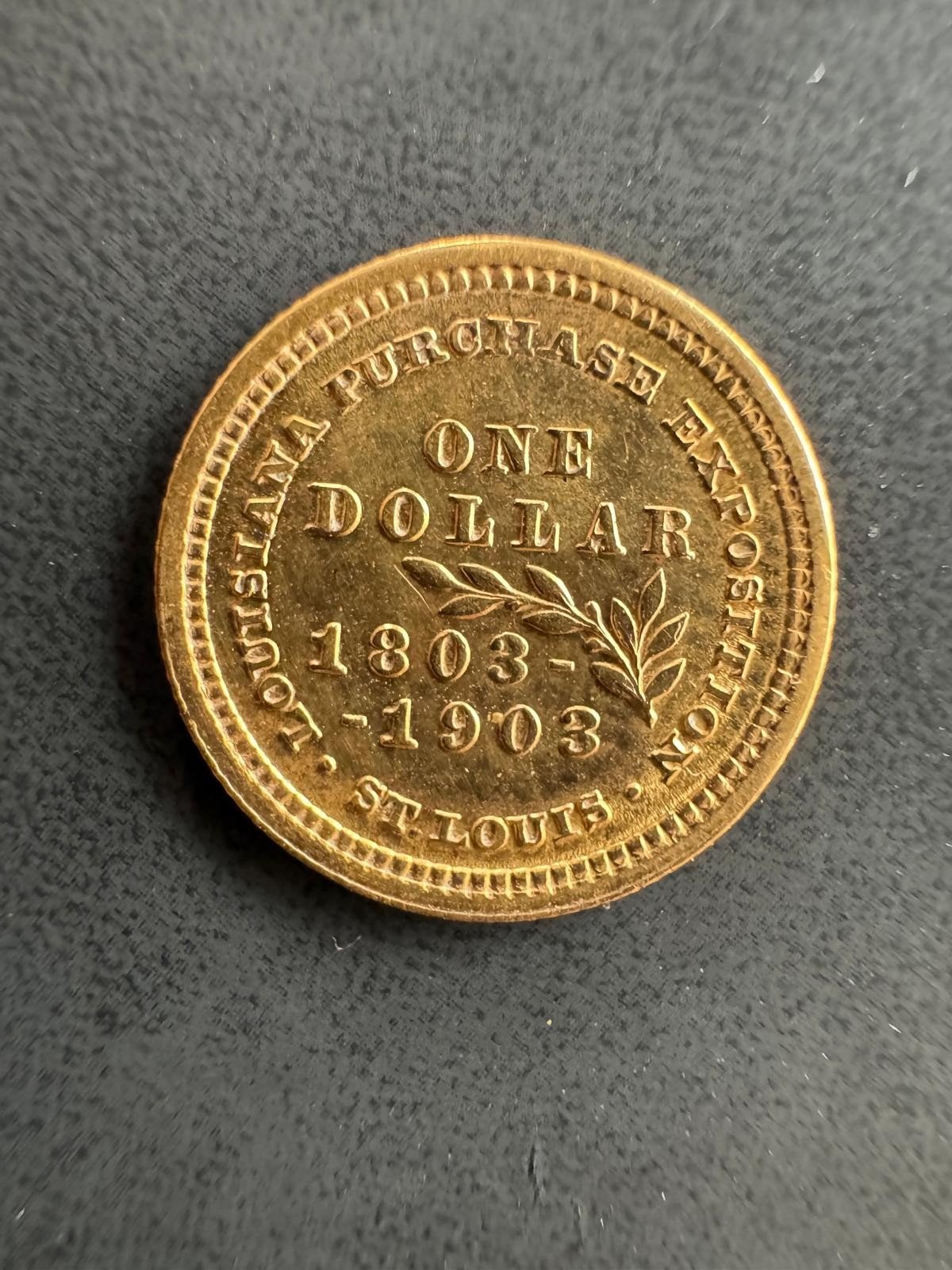 Zeldame gouden 1 dollar 1903, Ophalen of Verzenden, Noord-Amerika, Goud