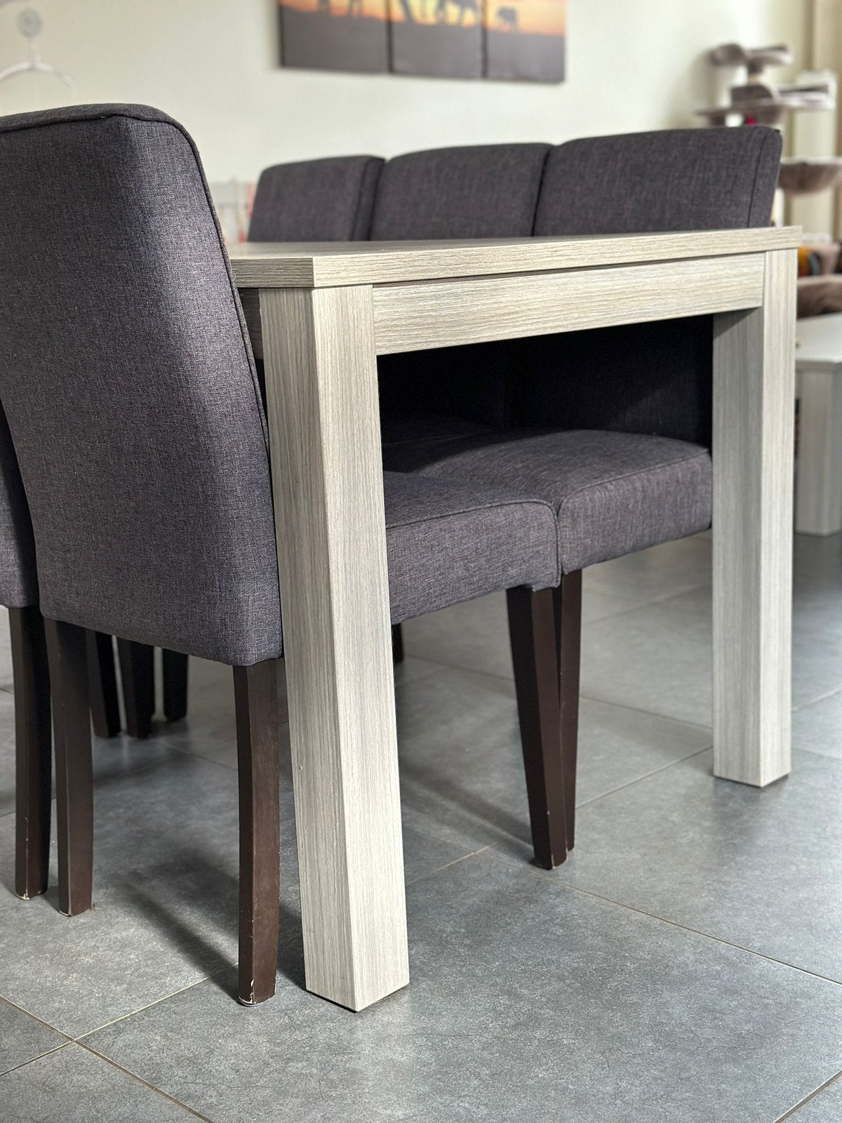 Eettafel in nette staat, Ophalen, Zo goed als nieuw, Rechthoekig, 50 tot 100 cm