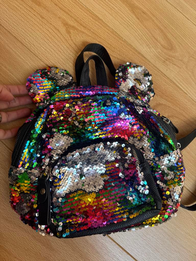 Glitter rugtas, Ophalen of Verzenden, Overige kleuren, Overige typen