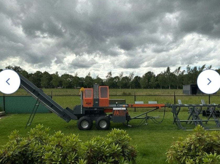 zaagkloofmachine, Ophalen, Liggend