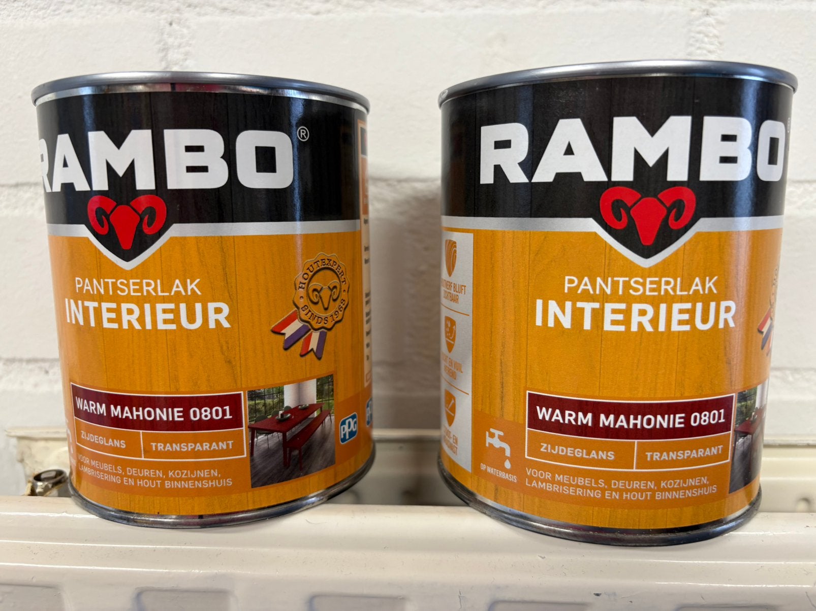 Rambo pantserlak interieur, Doe-het-zelf en Verbouw, Verf, Beits en Lak, Ophalen of Verzenden, Zo goed als nieuw, Overige kleuren