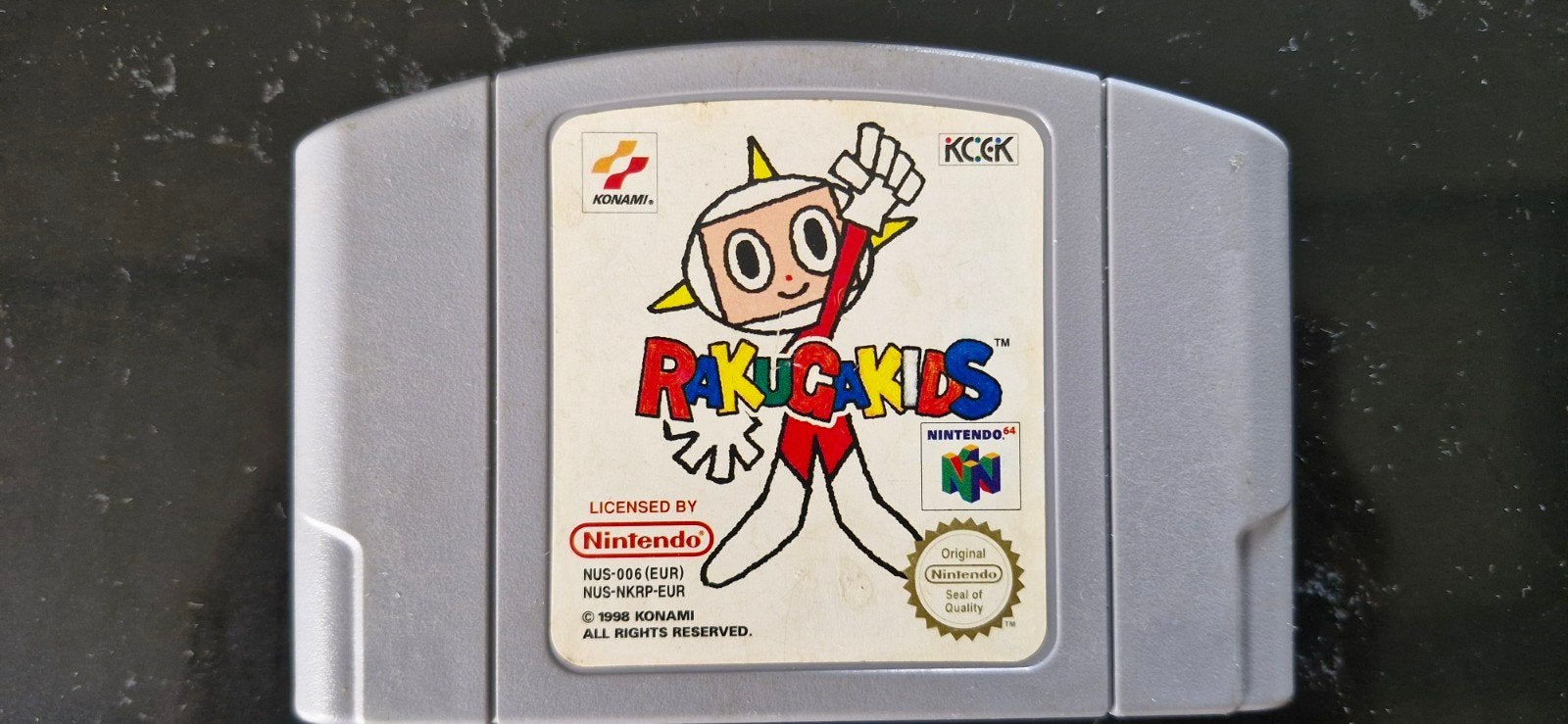 Rakuga Kids-Kale N64 Game Cartridge, Gebruikt, Vechten, 1 speler, Ophalen of Verzenden