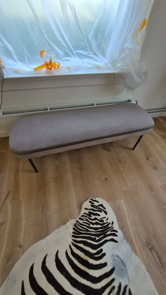 bed/hal bankje nieuw, Ophalen, Minder dan 50 cm, Nieuw, Stof