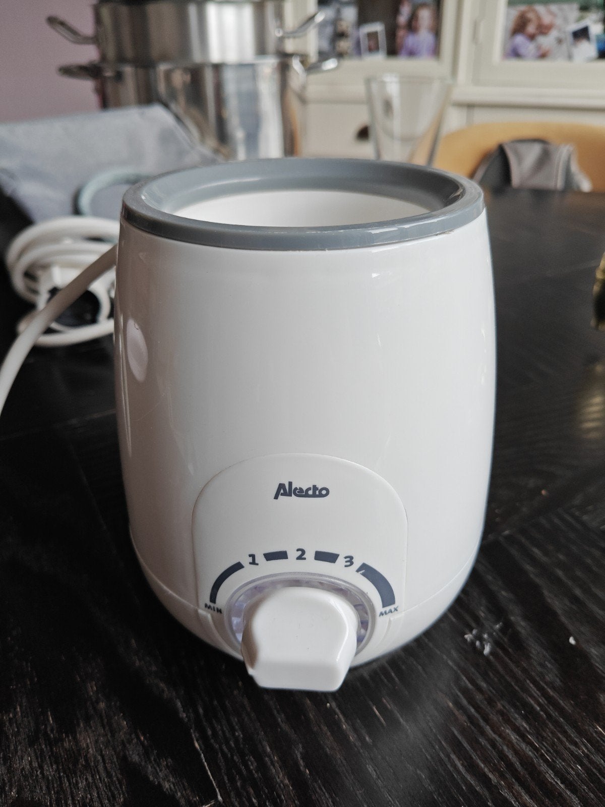 Alecto flessenwarmer - snel en veilig flesjes opwarmen, Ophalen of Verzenden, Zo goed als nieuw, Flessen- of potjesverwarmer, Alecto