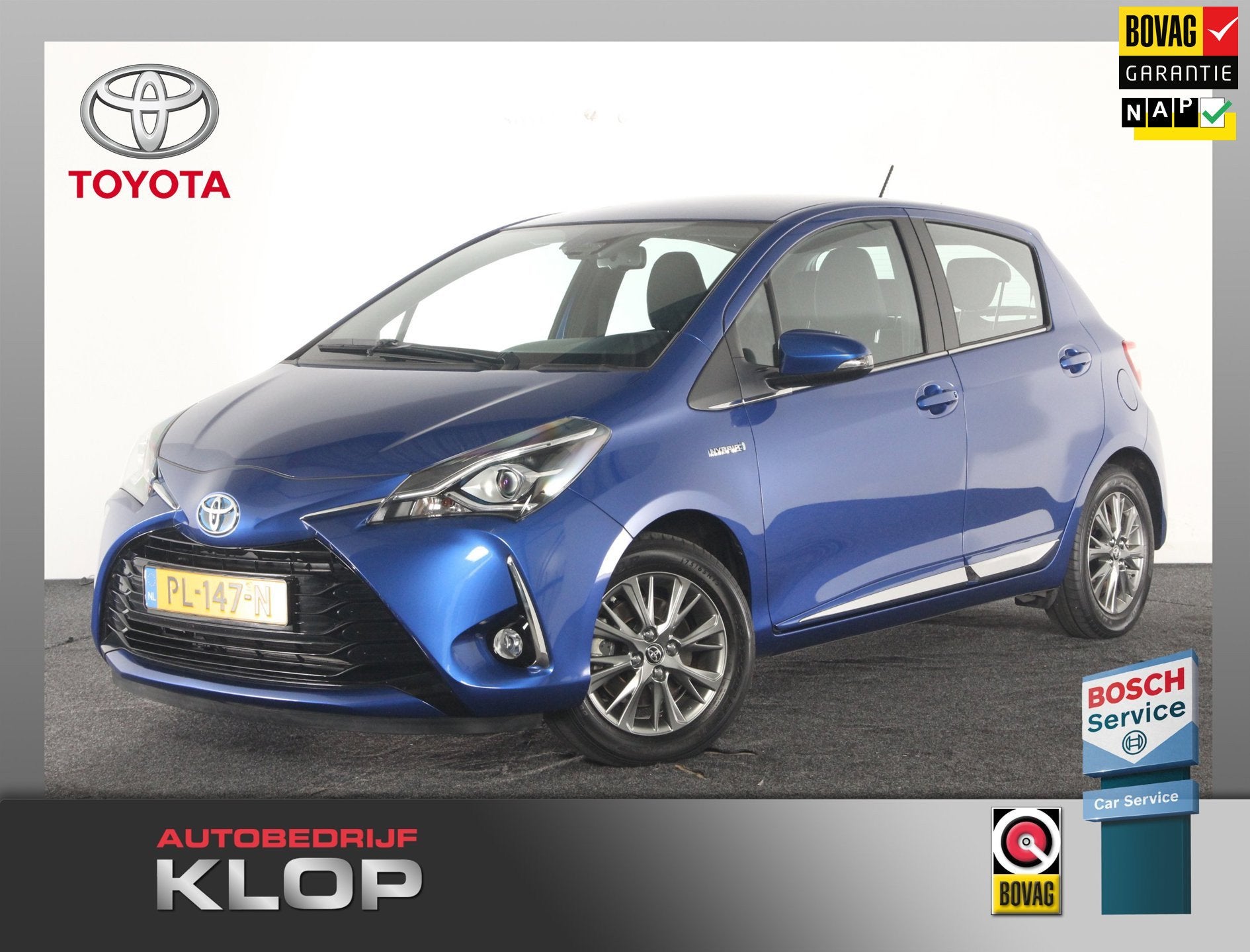 Toyota Yaris 1.5 Hybrid Executive | eerste eigenaar | origin, Gebruikt, 4 cilinders, Blauw, 49 €/maand