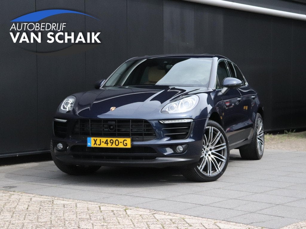 Porsche Macan 2.0 | LEDER | MEMORY | BOSE | PANO-DAK | LUCHT, Auto's, Porsche, Automaat, Gebruikt, 4 cilinders, Blauw