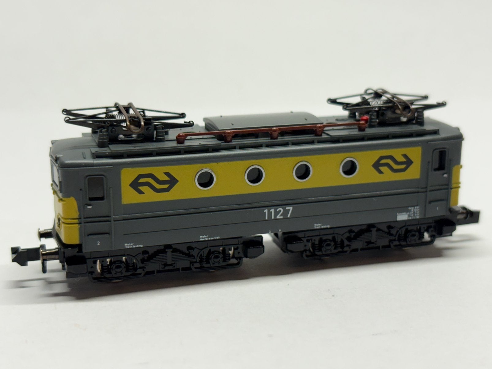 Minitrix 12069 E-loc 1127 NS, Trix, Ophalen of Verzenden, Gelijkstroom, Locomotief