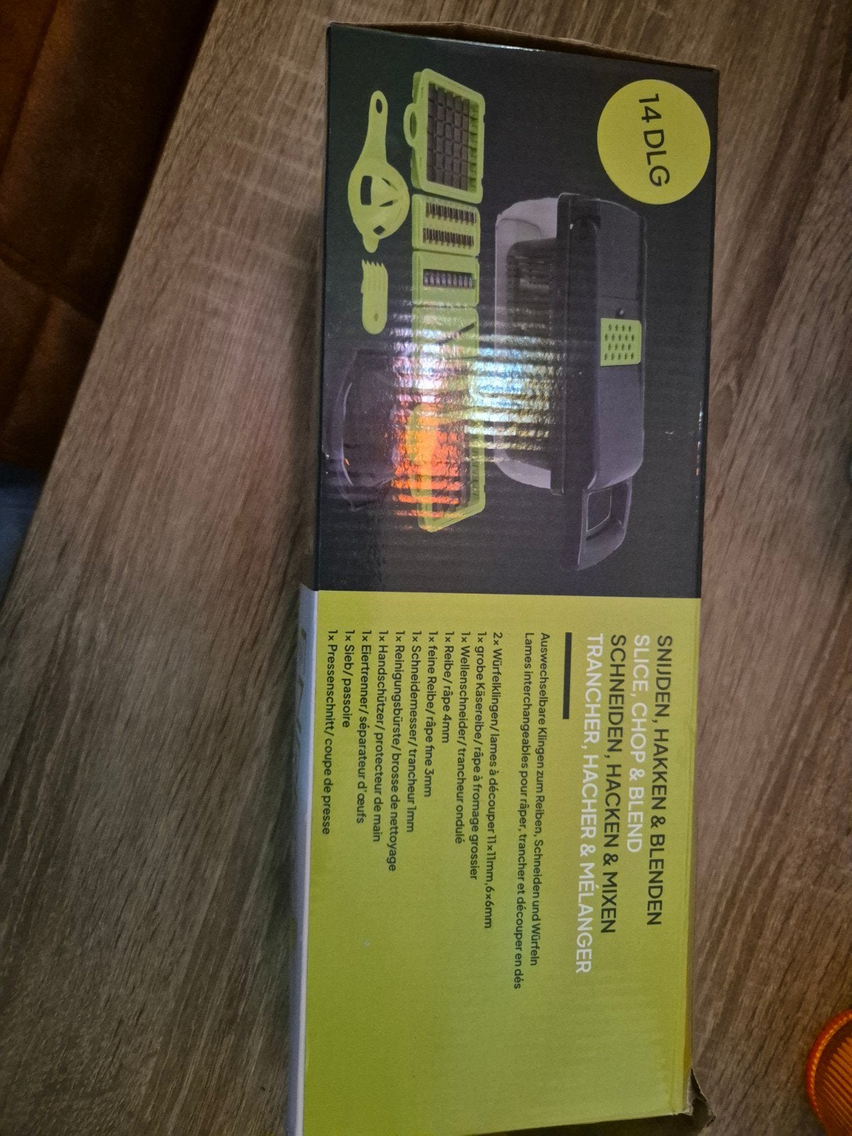 Enrico Multi-Snijder 14-delig - Hakken, Snijden & Mixen, Minder dan 1 liter, Ophalen of Verzenden, Nieuw, 1 snelheid