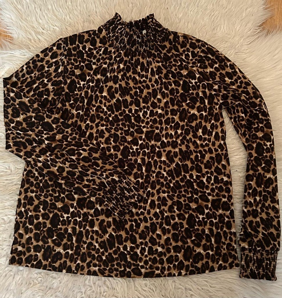 Pigalle Luipaardprint Top Maat 34 (XS), Bruin, Pigalle, Ophalen of Verzenden, Zo goed als nieuw