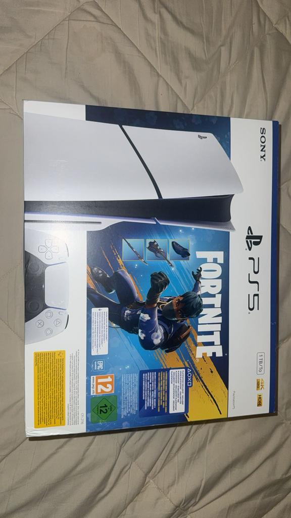 Nieuwe PlayStation 5 met Fortnite bundel - Ongeopend!, Spelcomputers en Games, Spelcomputers | Sony PlayStation 5, Ophalen, Nieuw