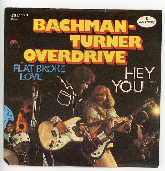 Tip-parade- Single van Bachman- Turner Overdrive uit 1975, Gebruikt, 7 inch, Ophalen of Verzenden, Pop