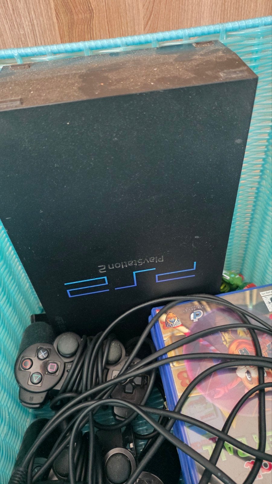PlayStation 2 (PS2) omgebouwd met games en accessoires, Ophalen of Verzenden, Gebruikt, Met 2 controllers, Met games