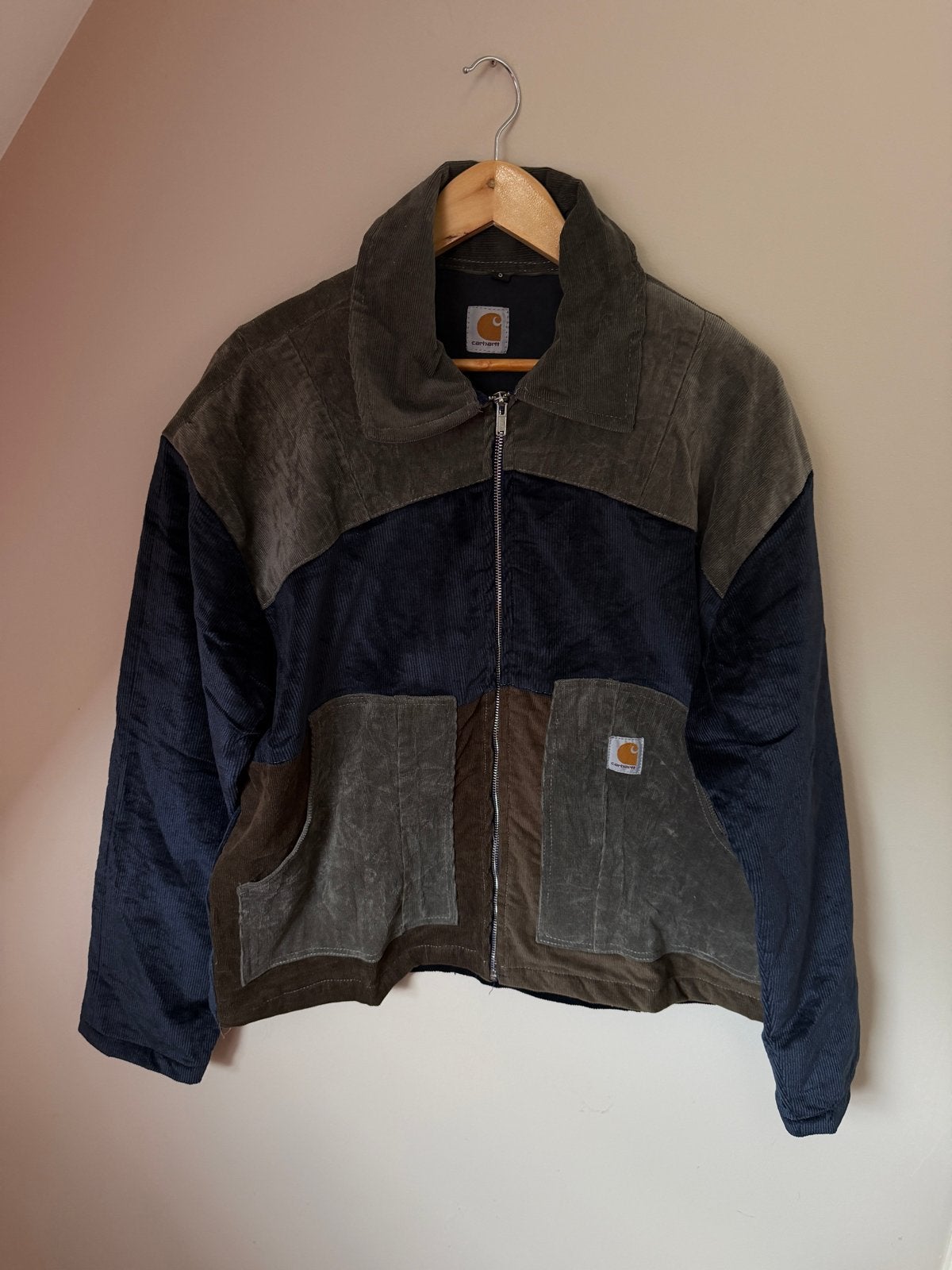 Vintage Carhartt jas - Corduroy - Maat S, Ophalen of Verzenden, Zo goed als nieuw, Maat 46 (S) of kleiner, Meerkleurig