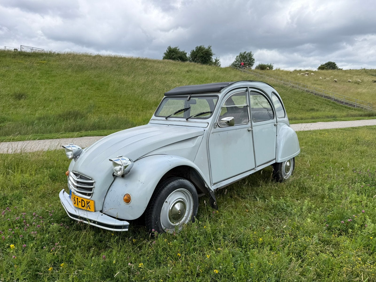 Citroën 2CV 0.6 Spec S6 1986 Lelijk eendje gegalvaniseerd, Voorwielaandrijving, 602 cc, 2CV, Wit
