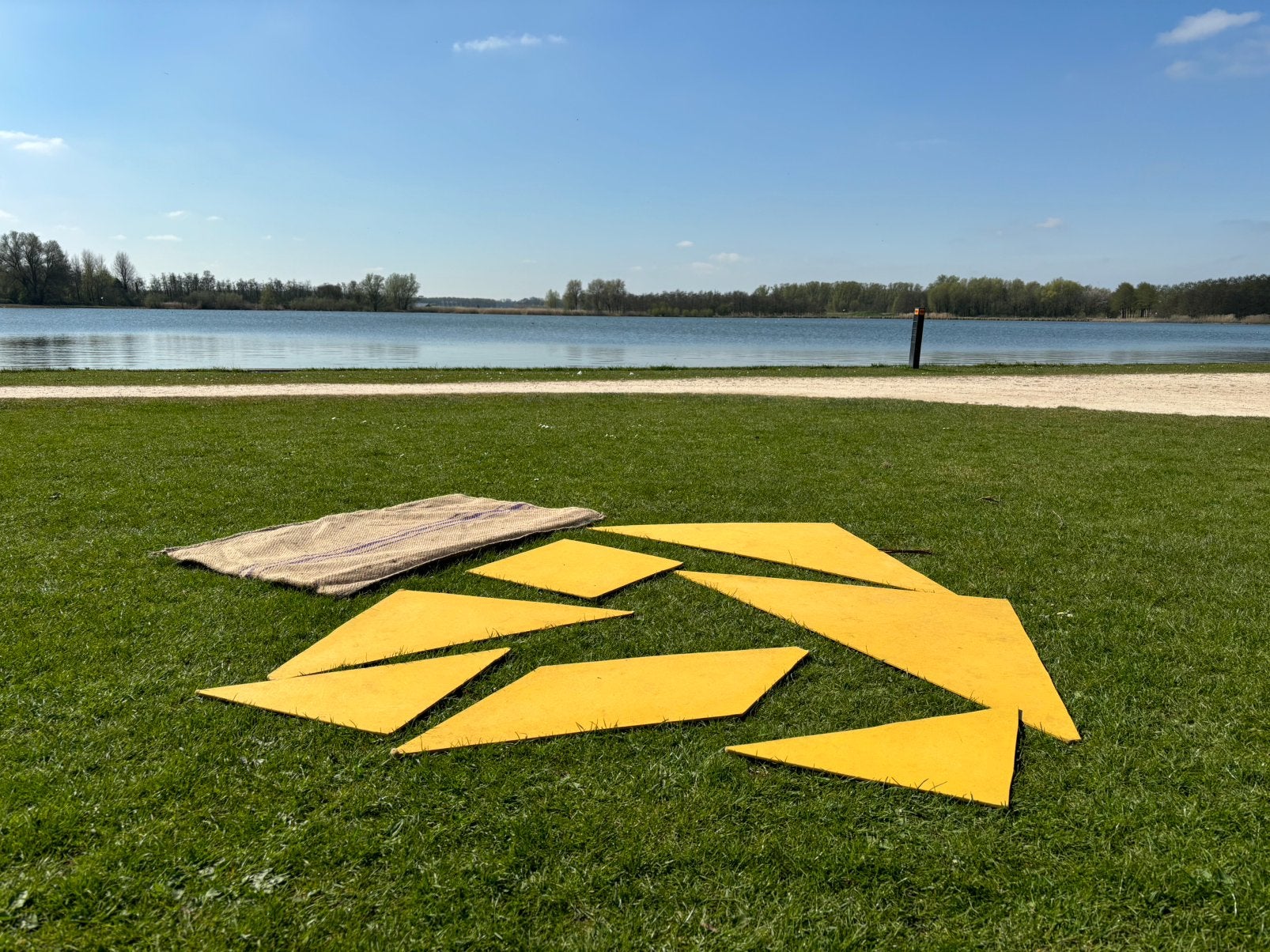 Tangram Driehoek XXL Puzzel, Ophalen of Verzenden, Nieuw, Overige