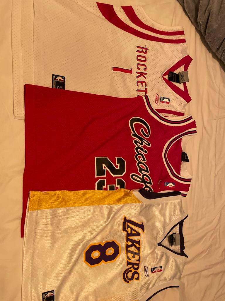 NBA shirts: Jordan, Bryant, McGrady - Mooie prijs!, Ophalen, Gedragen