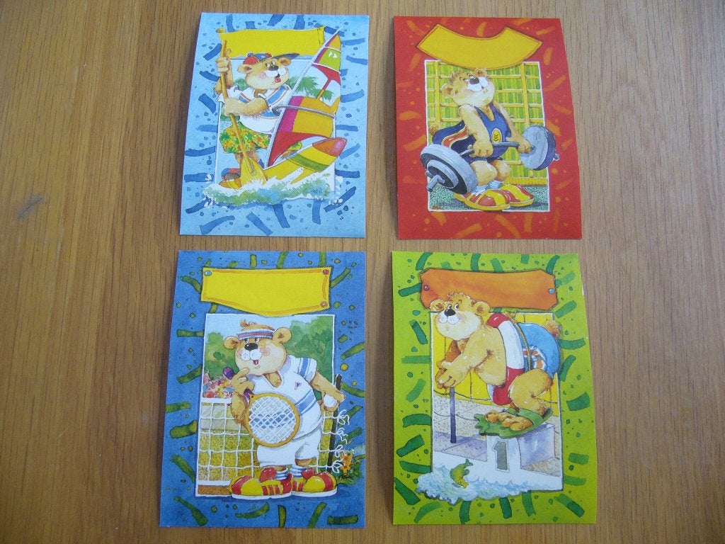 nr. 1023 - set plaatjes, Hobby en Vrije tijd, Ophalen of Verzenden, Nieuw, Fantasie, Knipvel