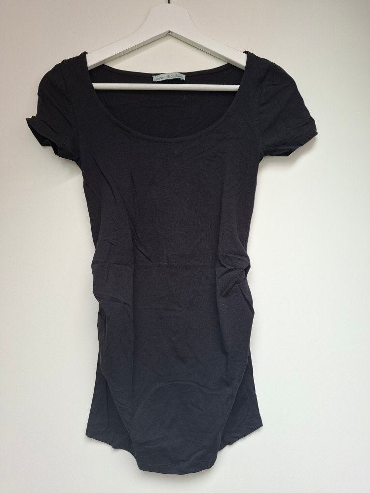 Zwarte Anna Field positie zwangerschap top - maat S, Anna Field, Zwart, Maat 36 (S), Gedragen