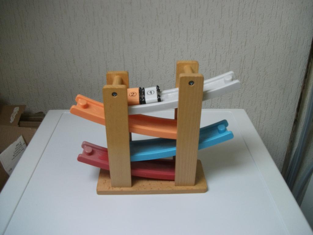 Autobaan blank hout, Kinderen en Baby's, Speelgoed | Houten speelgoed, Ophalen of Verzenden, Gebruikt
