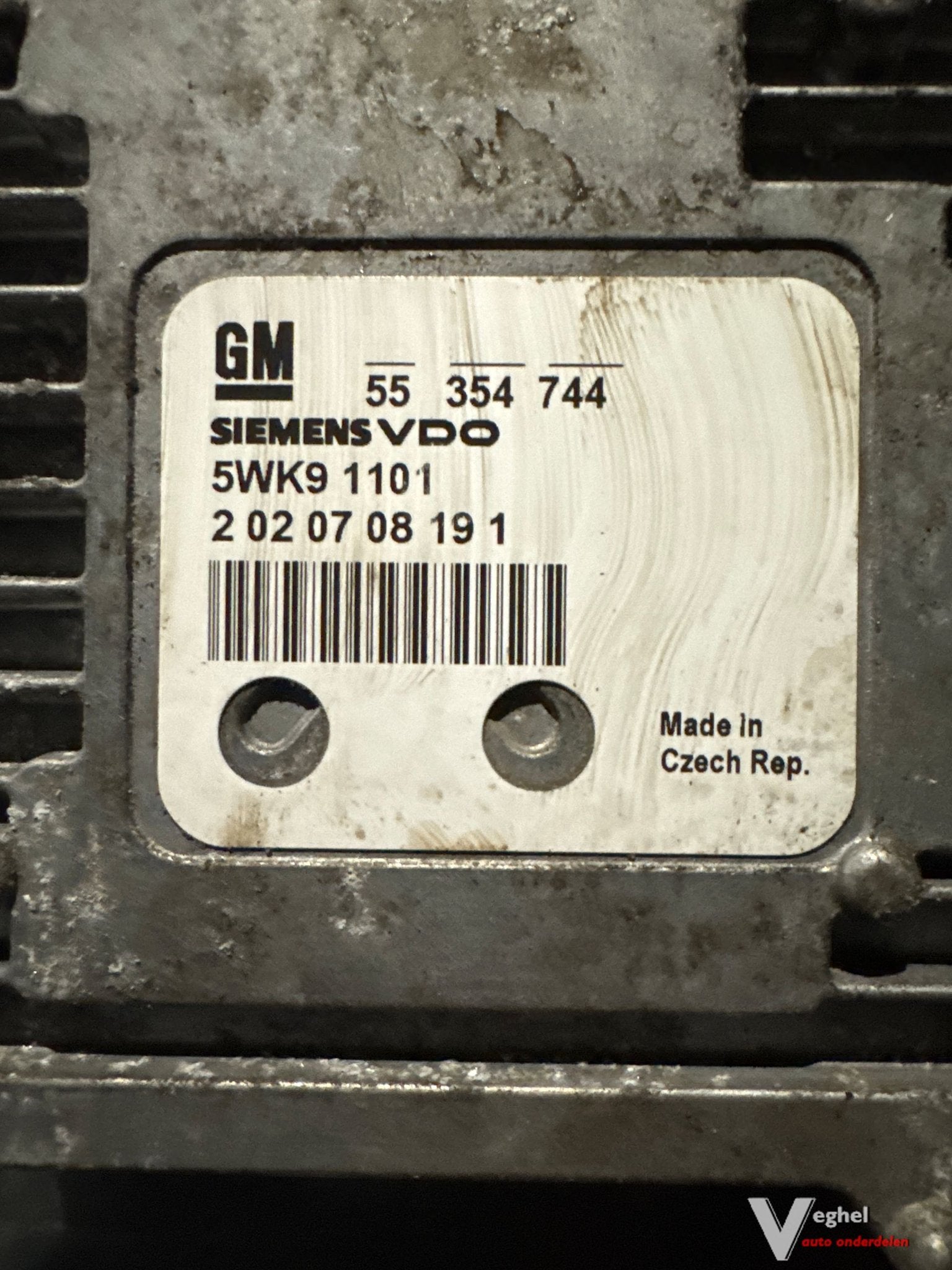 Opel Vectra C 2.2 Benzine 2002 Ecu 5 WK91101, Gebruikt, -, -, Ophalen of Verzenden