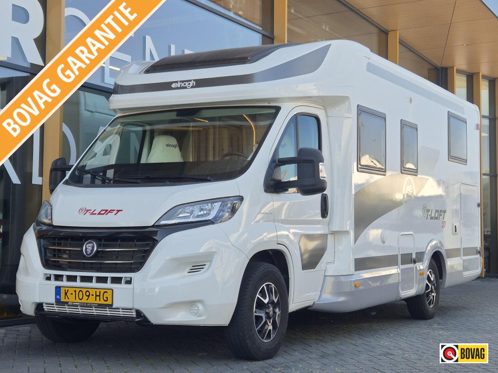 Elnagh T-Loft 581 E&P Levelsysteem, Caravans en Kamperen, Campers, Bedrijf, tot en met 5, Overige merken, Fiat, Diesel, Handgeschakeld