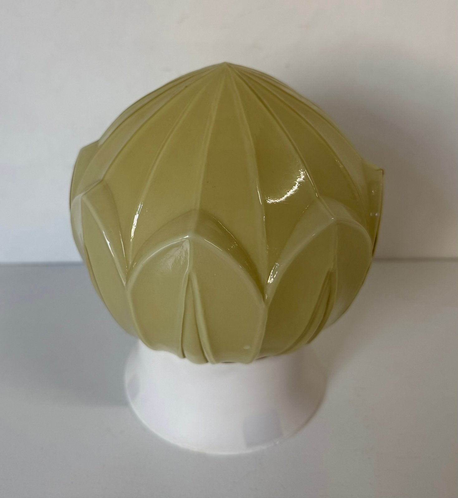 Thabur tulpenknop zacht geel creme bollamp plafonnière lamp, Huis en Inrichting, Lampen | Plafondlampen, Ophalen of Verzenden