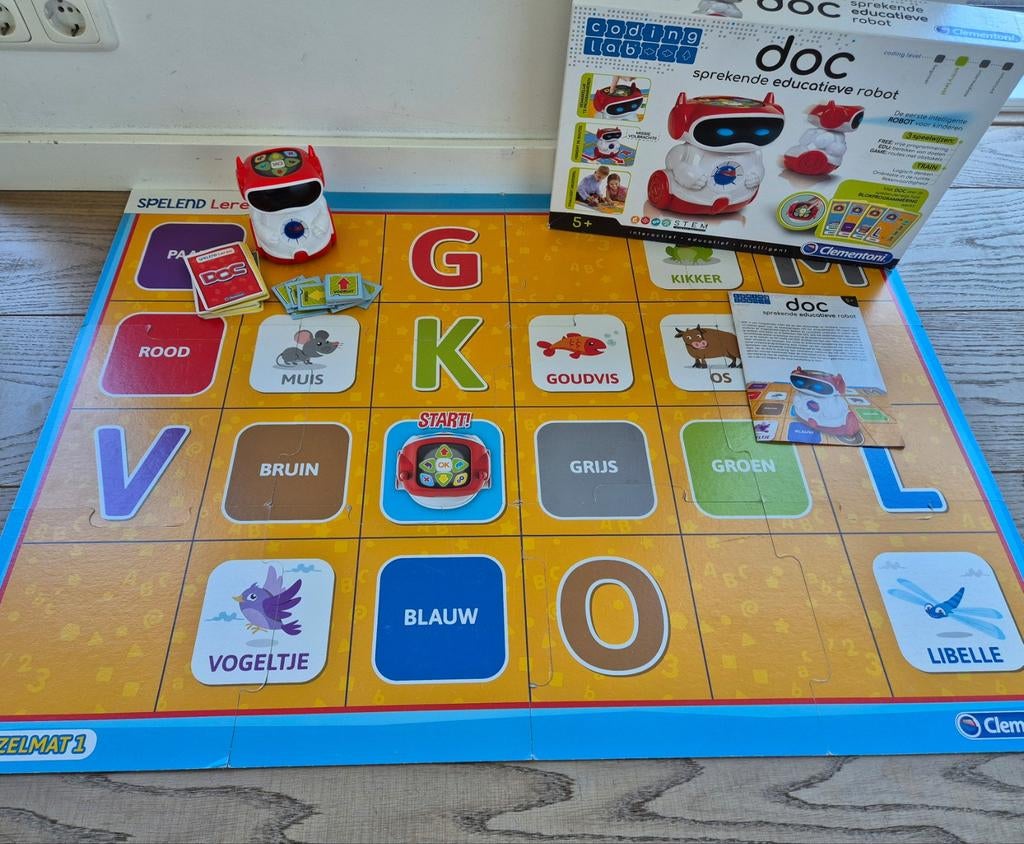 Clementoni Doc Robot: Educatief en Interactief Speelgoed, Ophalen of Verzenden, Zo goed als nieuw, Elektronica, Met geluid