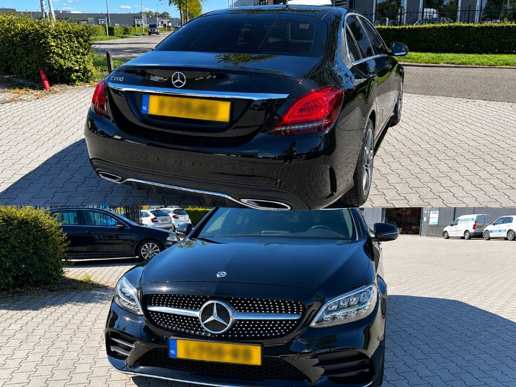 Mercedes-Benz C-Klasse C200 184pk 9G-TRONIC 2020 Zwart, 1800 kg, Zwart, 4 cilinders, Zwart