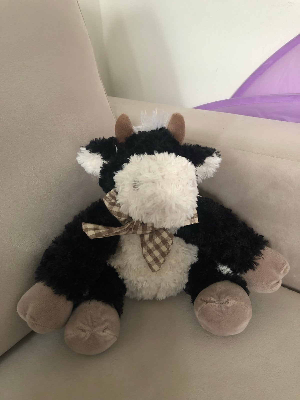 Schattige knuffel koe voor de kinderkamer Sint of Kerst tip!, Overige merken, Overige karakters, Ophalen of Verzenden, Zo goed als nieuw