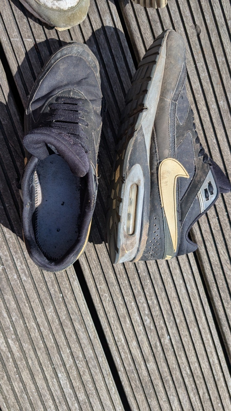 Twee paar Nike Air Max classics BW maat 46 zwart en grijs, Kleding | Heren, Schoenen, Overige kleuren, Nike, Ophalen of Verzenden