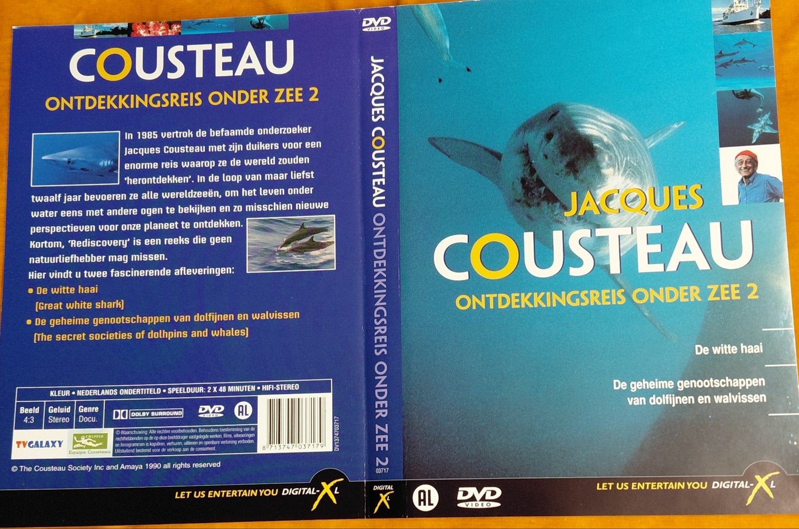 Jacques Cousteau: Ontdekkingsreis Onder Zee 2 DVD, Gebruikt, Alle leeftijden, Nederlands, Natuur